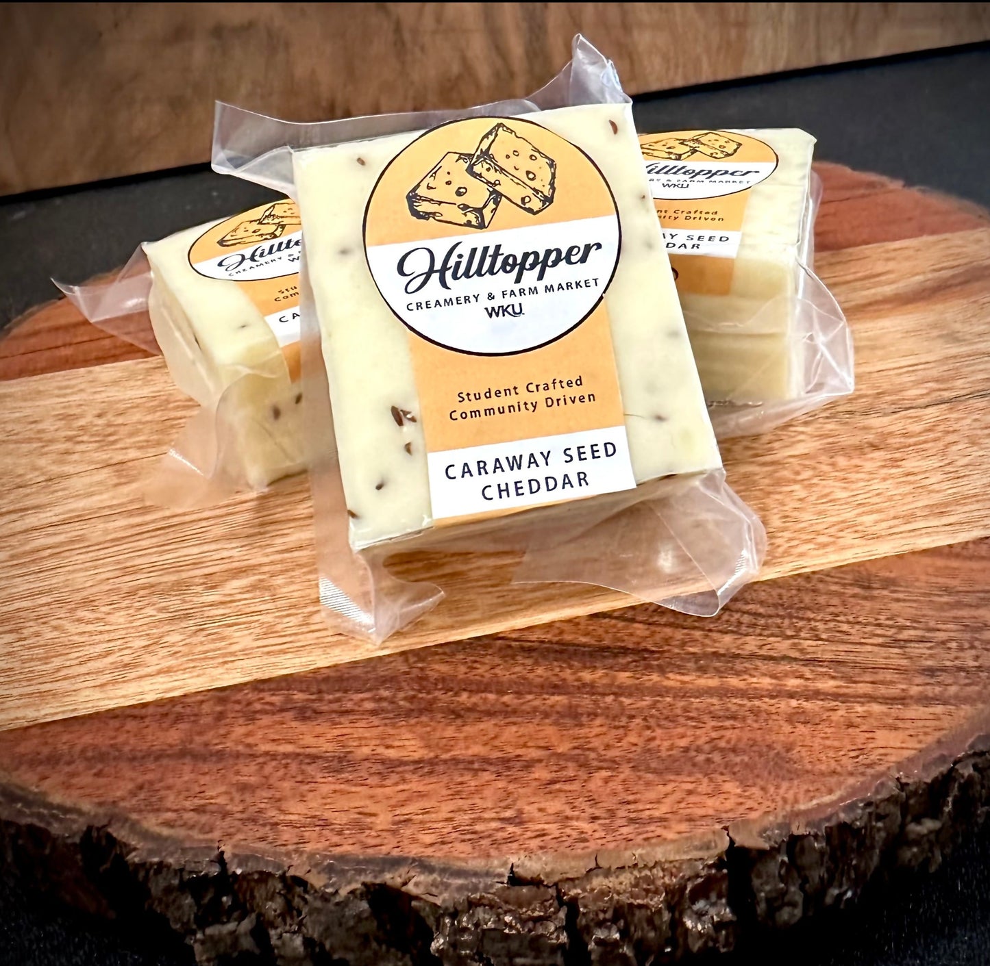 Caraway Seed Cheddar (Aged at least 3 months) 1/2 lb. Block